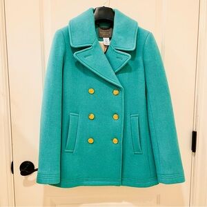 *NEW* J. Crew Double-Breasted Women's wool coat